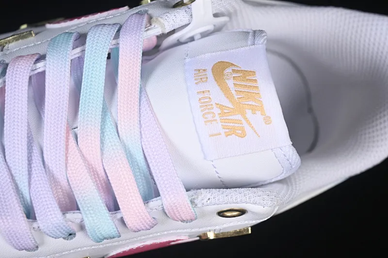 All categories Nk Air Force 1 Air Force series Nk Air Force 1 Low Air Force low top Nike Air Force 1'07 Low Four hook rainbow cake Air Force 1 low top casual sneakers ZH0316-115